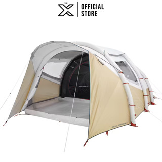 QUECHUA เต็นท์เป่าลมสำหรับการตั้งแคมป์รุ่น Air Seconds 5.2 F&amp;B สำหรับ 5 คน - 2 ห้องนอน 8584565