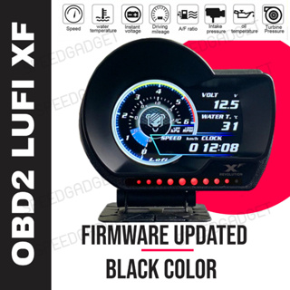 เกจวัด OBD2 รุ่น Lufi XF Revolution วัดความร้อนหม้อน้ำ วัดความเร็ว วัดรอบ วัดแบต มีเสียงเตือน