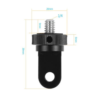 ตัวแปลง หัวสกรู 1/4นิ้ว วัสดุ อลูมิเนียม Aluminium 1/4” Screw Head Adapter