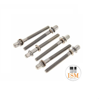 Pearl น๊อตกลอง 52 มม Tension Rods M5.8 x 52 mm รุ่น T-062/6 (Pack of 6)