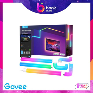 (ประกัน 1ปี) ไฟแต่งโต๊ะคอม ไฟติดผนัง Govee Glide RGBIC 3D Wall Light work with Razer Chroma