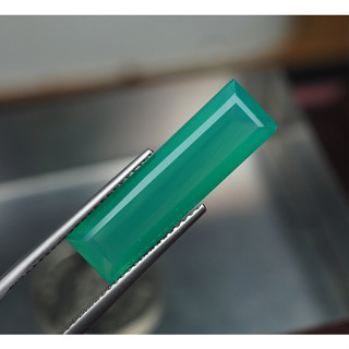 คาลซิโดนีสีเขียว (Green Chalcedony) 5.45 กะรัต  (10068)