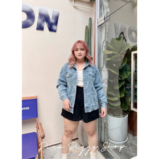 🔥Plussize🔥แจคเก็ตคนอ้วน🔥 Size แบบติดกระดุม อก 48