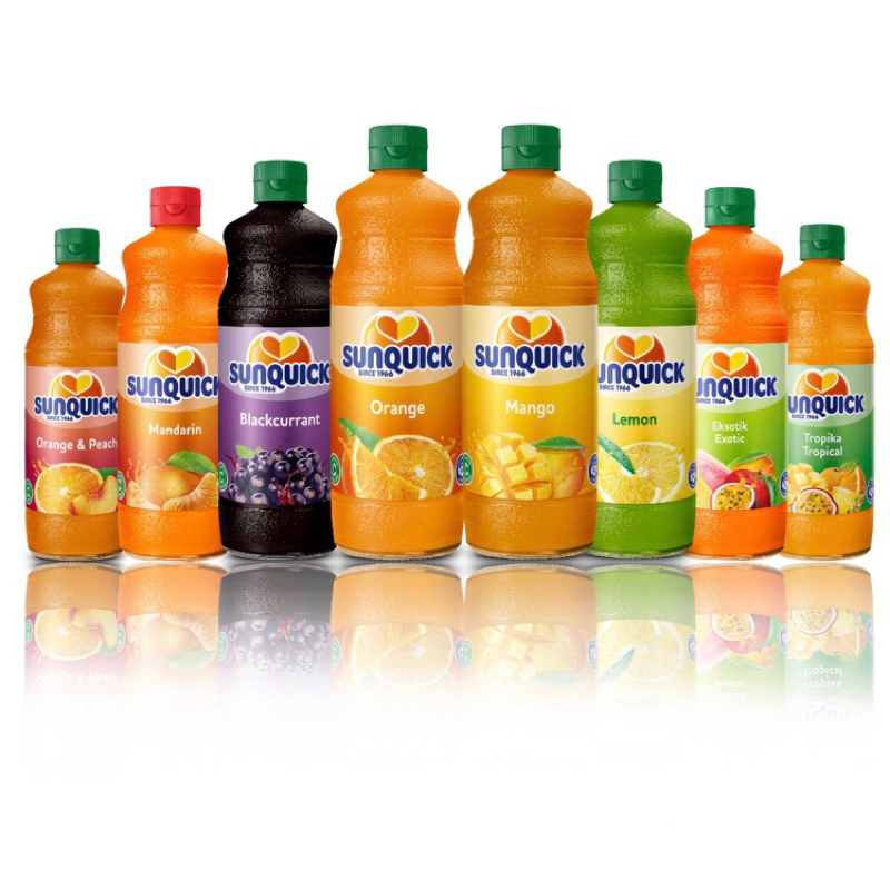 Sunquick หัวเชื้อนํ้าหวาน นํ้าผลไม้สูตรเข้มข้น(ขนาด 700 ml)