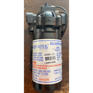 Diaphragm Pump Aquatek 11 LPM 220V AC