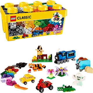 Lego Classic Yellow Idea Box Plus Toy Blocks Jewelry Craft Boys Girls Age 4-Japan Direct Delivery