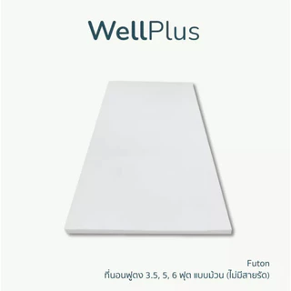 WellPlus ที่นอนฟูตง Futon-bed Hollow Conjugate เเบบพับได้ (ไม่มีสายรัด) ขนาด 3.5, 5, 6 ฟุต