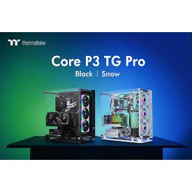 CASE (เคส) THERMALTAKE CORE P3 TG PRO (BLACK) (WHITE) -รับประกัน 2 ปี