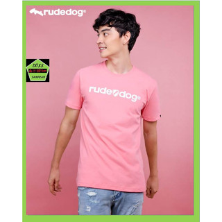 Rudedog เสื้อคอกลม ชาย หญิง รุ่น Keep สีชมพู