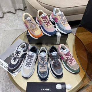 Chanel tweed CC logo sneaker SS23 [New]