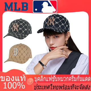 จัดส่งที่รวดเร็ว，แท้100% cap  MLB NY Old Flower ROOKIE  หมวกคู่รักย้อนยุค