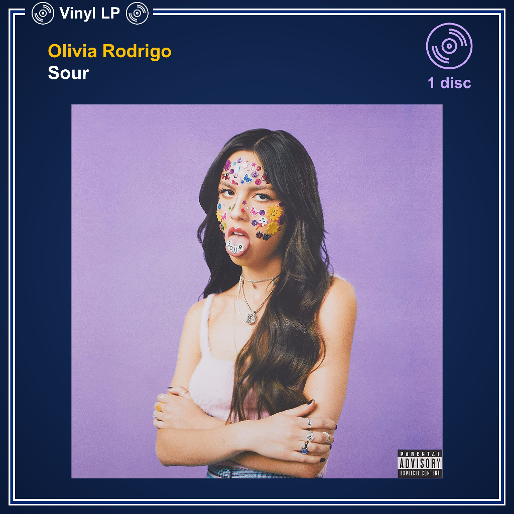 [Vinyl แผ่นเสียง] Olivia Rodrigo – Sour [ใหม่และซีล SS]