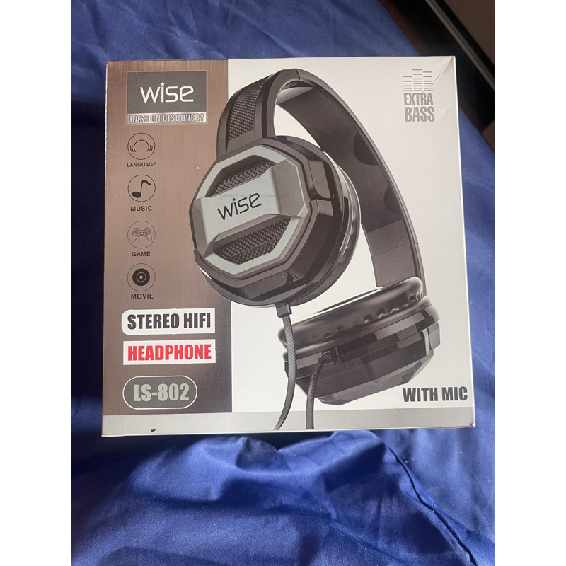 หูฟัง Stereo HIFI Wise LS-802 เล่นเกมส์ ฟังเพลง