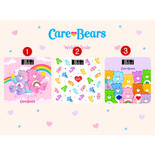 เครื่องชั่งน้ำหนักดิจิตอลลาย Care Bears มี 3 ลาย  ใช้ถ่าน AAA 2 ก้อน