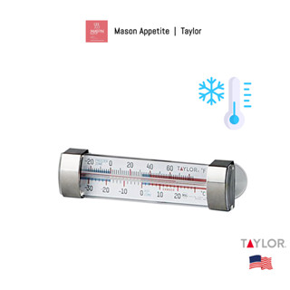 270140, Taylor, Freezer/Refrigerator Freezing Guide Thermometer , เทอร์โมมิเตอร์ตู้เย็น ช่องแช่แข็งสเตนเลสเทเลอร์