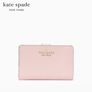 KATE SPADE NEW YORK STACI MEDIUM COMPACT BIFOLD WALLET WLR00128 กระเป๋าใส่บัตร