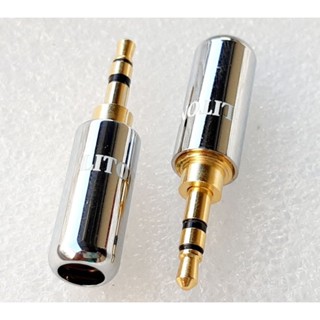 แจ็คหูฟัง TR ST 3.5 mm ชุบทองอย่างหนา เข้าสายขนาด 5.5 -6 มม  mm