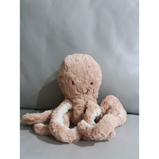 pre-owned Jellycat octopus ตุ๊กตา ปลาหมึก ของแท้ 100%