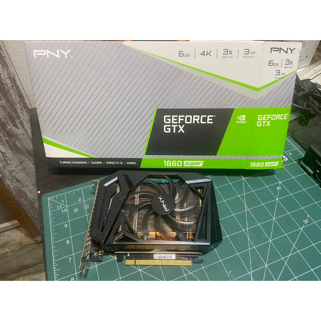 GTX1660SUPER/6GB PNY XLR8 GAMING SINGLE FAN