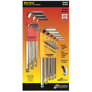 🔥แพคคู่ราคาพิเศษ🔥ชุดประแจหกเหลี่ยมสีเงิน BriteGuard แพคคู่ (…