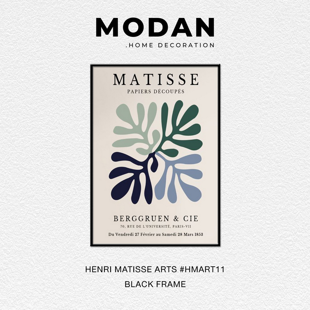 ⚡ พร้อมจำหน่าย ⚡ MODAN ภาพตกแต่งบ้านสไตล์โมเดิร์น HENRI MATISSE ART รหัส HMART11