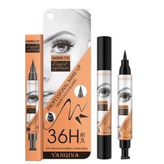 YANQINA 36H EYELINER Charming Eyes No.8686แสตมป์อายไลน์เนอร์มีน้ำหมึกอย่างดีและมีเม็ดสีที่ดีซึ่งทำให้การเติมได้อย่างแม่น