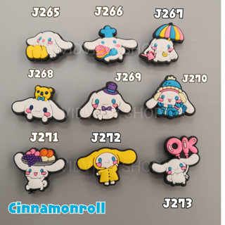 !!พร้อมส่ง!! Jibbitz ตัวติดรองเท้า ตัวติดรองเท้าที่มีรู ที่ตกแต่งรองเท้า My Melody, Cinnamonrall สำหรับรูขนาดปกติ