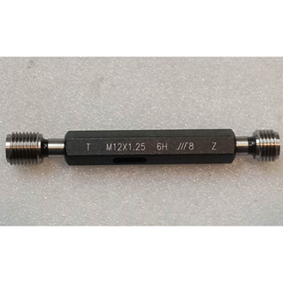 Thread Plug Gauge JIT เครื่องมือตรวจสอบเกลียว M12X1.25 6H Plug Gauge คู่สกรูปลั๊กหรือ Taper Shank เกลียว Plug Gauge