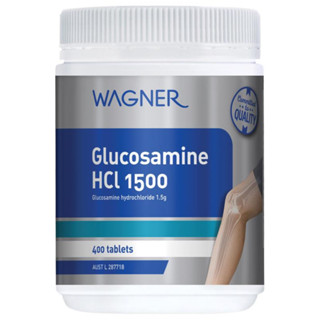 Wagner Glucosamine HCL 1500 400 Tablets กลูโคซามีน ยี่ห่อแวคเนอร์ ขนาด 1500มิลลิกรัม ขนาด 400 เม็ด