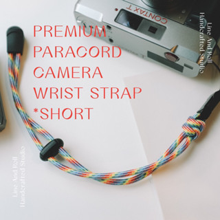 Set 2 - Premium Paracord Wrist Strap (short) สายคล้องกล้องคอมแพค สายสั้นคล้องมือ เชือก USA 🇺🇸