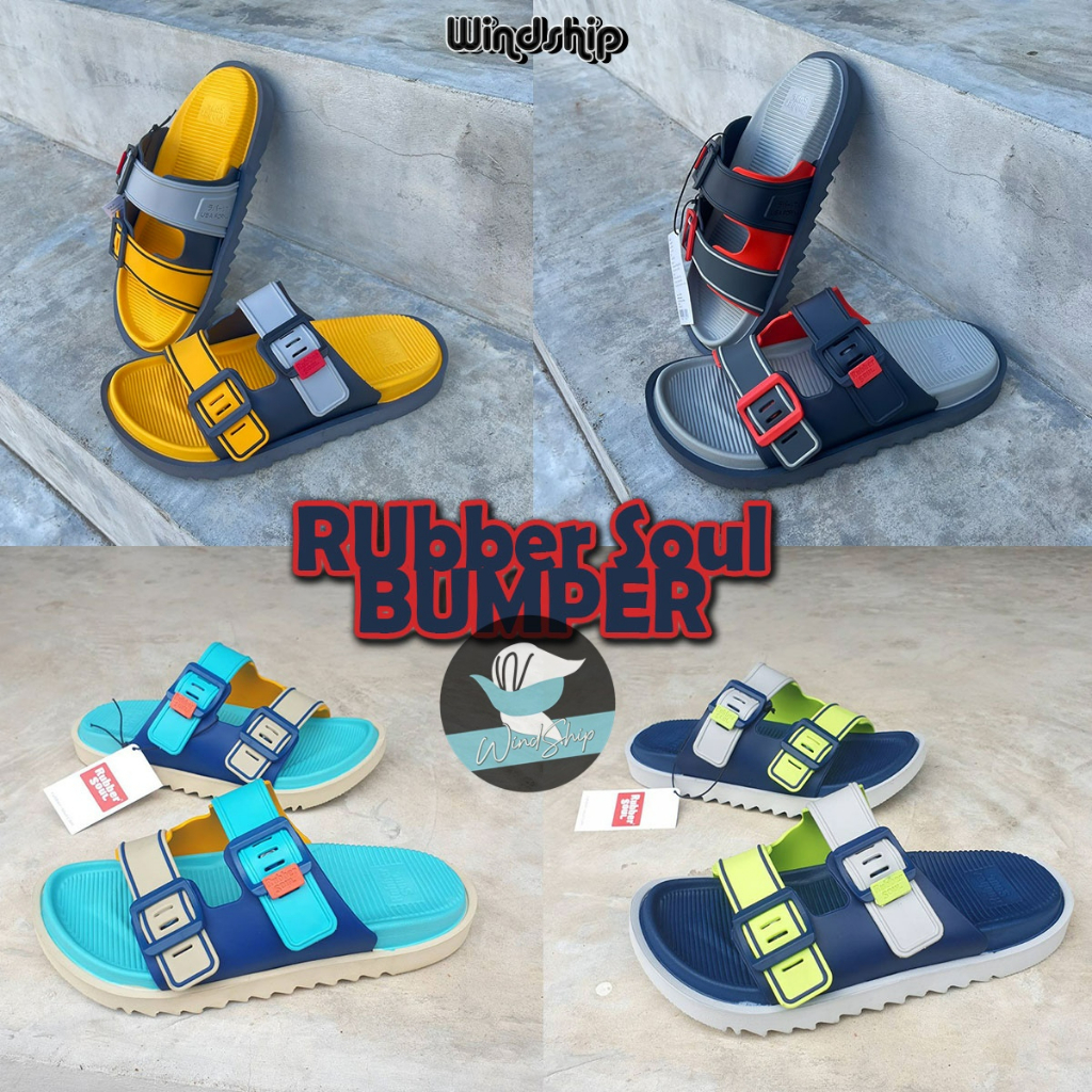 รองเท้าแตะ Rubber Soul รุ่น BUMPER-Z รองเท้าแตะแบบสวม 4 สี