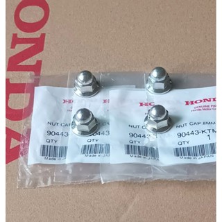 น็อตฝาสูบ Honda W125R,S,I ไฟเลี้ยวบังลม ดรีม125 W125i ปลาวาฬ 2012-2020 เกลียว8MM แท้เบิกศูนย์ (4ตัว)