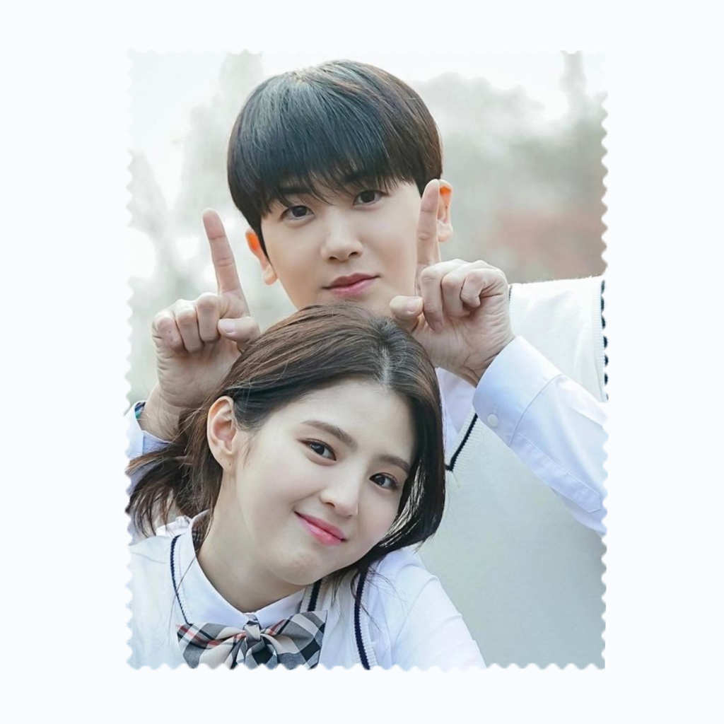 ผ้าเช็ดแว่นตา เช็ดเลนส์ ผ้าไมโครไฟเบอร์ Soundtrack #1 พัคฮยองชิก ฮันโซฮี Han So Hee