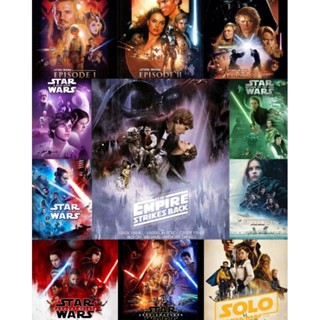 USB flash drive รวมหนัง Star war 11 ภาค  ภาพชัดมาสเตอร์เสียง…