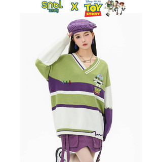 Snbl x Toy Story เสื้อสเวตเตอร์ยาว ทอยสตอรี่ ลิขสิทธิ์แท้