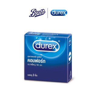 Durex ถุงยางอนามัยดูเร็กซ์ คอมฟอร์ท (3 ชิ้น)