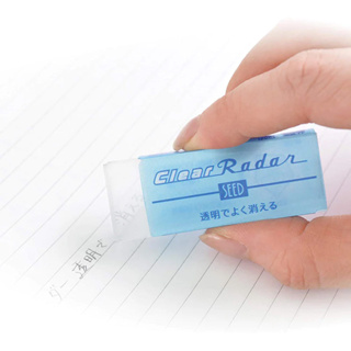 ยางลบใส Seed Clear Radar Eraser