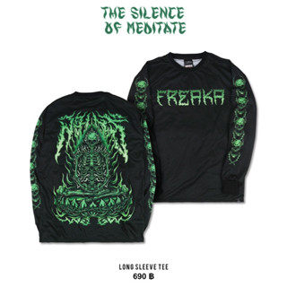 เสื้อยืดคอกลมแขนยาว Freaka No.95 The Silence of Meditate