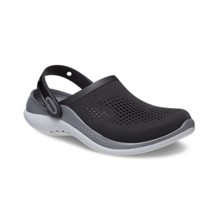 CROCS LiteRide 360 Black/Grey รองเท้าแตะ คร็อคส์ แท้ รุ่นฮิต ได้ทั้งชายหญิง รองเท้าเพื่อสุขภาพ