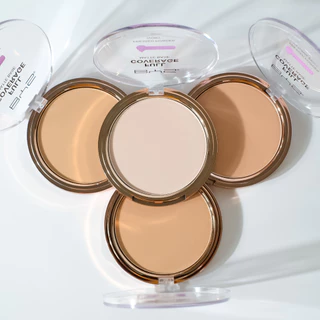 BYS Cosmetics Full Coverage Matte Base Pressed Powder 8 g. (4 เฉดสี) แป้งพัฟเนื้อแมตต์ คุมความมัน"