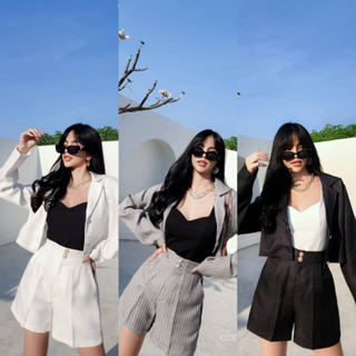 Cottoncandy New  gigi tweed set เซทผ้าทอทวีตชาแนล งานสวยสุดปัง CARDIGAN_NISTA