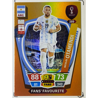 Nicolas Otamendi การ์ดนักฟุตบอล ฟุตบอลโลก Worldcup 2022 การ์ดสะสม argentina การ์ดนักเตะ อาร์เจนตินา