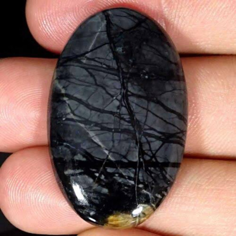 1 PC Random Pick  Natural Picaso Jasper 2-3 cm Polished Cabochon Stone / Top High Q  Jewelry Stone Healing Chakra. ราคา ถูกที่สุด ดีลบีเคเค แกลเลอรีภาพที่ 8