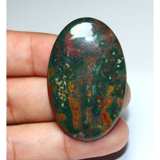 1Pc Natural High Quality Smooth Blood Stone Cabochon . Unique item, Best for making Jewelry Handmade wire Wrapping.