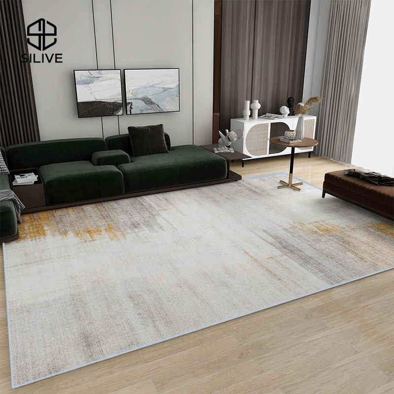 Silive Shop พรมปูพื้นห้อง พรมปูพื้น กันลื่น พรมปูห้องนอน carpet living room พรมสไตล์นอร์ดิค # GT-Simple