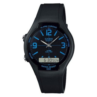 [ของแท้] Casio นาฬิกาข้อมือ รุ่น AW-90H-2BVDF ของแท้ รับประกันศูนย์ CMG 1 ปี