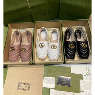 รองเท้า  Gu cci Shoes  งานออริเทียบแท้ size 36-40 boxset