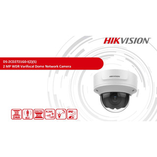 DS-2CD2721G0-IZ(2.8-12mm)กล้องวงจรปิด Hikvision 2MP WDR Varifocal Dome IP (มีมอเตอร์ไฟฟ้า ปรับเลนส์ Auto ใน NVRได้)