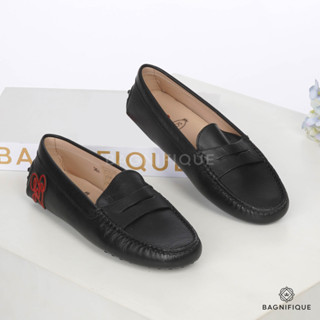 TOD_S LOAFER 36.5 BLACK LEATHER