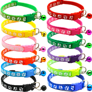 ปลอกคอหัวเข็มขัด Animal Collar (รอยเท้า)
